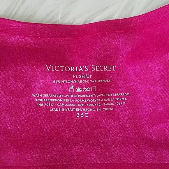 Victoria's Secret pink leopard push-up bra - Picture 5 of 5